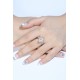 Ruif Jewelry Classic Design S925 Silver 3.0ct White Simulated Diamond Ring Cubic Zircon Ring Ruif Jewelry Classic Design S925 Silver 3.0ct White Simulated Diamond Ring Cubic Zircon Ring