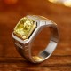 Ruif Jewelry Classic Design S925 Silver 5.25ct Yellow Color Simulated Diamond Ring Wedding Bands Ruif Jewelry Classic Design S925 Silver 5.25ct Yellow Color Simulated Diamond Ring Wedding Bands