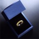 Ruif Jewelry Classic Design 9K gold 5.7ct Yellow Simulated Diamond Ring Wedding Bands