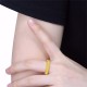 Ruif Jewelry Classic Design 9K gold 5.7ct Yellow Simulated Diamond Ring Wedding Bands
