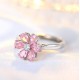Ruif Jewelry Classic Design S925 Silver 2.21ct Simulated Diamond Ring Cubic Zircon Ring Wedding Bands