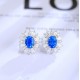 Ruif Jewelry Classic Design S925 Silver 2.1ct Lab Grown Cobalt Spinel Earrings Gemstone Jewelry Party Gift Ruif Jewelry Classic Design S925 Silver 2.1ct Lab Grown Cobalt Spinel Earrings Gemstone Jewelry Party Gift