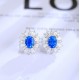 Ruif Jewelry Classic Design S925 Silver 2.1ct Lab Grown Cobalt Spinel  Earrings Gemstone Jewelry Party Gift