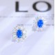 Ruif Jewelry Classic Design S925 Silver 2.1ct Lab Grown Cobalt Spinel  Earrings Gemstone Jewelry Party Gift