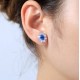 Ruif Jewelry Classic Design S925 Silver 2.1ct Lab Grown Cobalt Spinel Earrings Gemstone Jewelry Party Gift Ruif Jewelry Classic Design S925 Silver 2.1ct Lab Grown Cobalt Spinel Earrings Gemstone Jewelry Party Gift