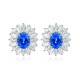 Ruif Jewelry Classic Design S925 Silver 2.1ct Lab Grown Cobalt Spinel  Earrings Gemstone Jewelry Party Gift