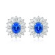 Ruif Jewelry Classic Design S925 Silver 2.1ct Lab Grown Cobalt Spinel Earrings Gemstone Jewelry Party Gift Ruif Jewelry Classic Design S925 Silver 2.1ct Lab Grown Cobalt Spinel Earrings Gemstone Jewelry Party Gift