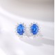Ruif Jewelry Classic Design S925 Silver 2.89ct Lab Grown Cobalt Spinel Earrings Gemstone Jewelry Party Gift Ruif Jewelry Classic Design S925 Silver 2.89ct Lab Grown Cobalt Spinel Earrings Gemstone Jewelry Party Gift