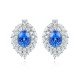 Ruif Jewelry Classic Design S925 Silver 4.28ct Lab Grown Cobalt Spinel  Earrings Gemstone Jewelry Party Gift