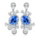 Ruif Jewelry Classic Design S925 Silver 4.35ct Lab Grown Cobalt Spinel Earrings Gemstone Jewelry Party Gift Ruif Jewelry Classic Design S925 Silver 4.35ct Lab Grown Cobalt Spinel Earrings Gemstone Jewelry Party Gift