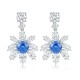 Ruif Jewelry Classic Design S925 Silver 4.67ct Lab Grown Cobalt Spinel Earrings Gemstone Jewelry Party Gift Ruif Jewelry Classic Design S925 Silver 4.67ct Lab Grown Cobalt Spinel Earrings Gemstone Jewelry Party Gift