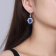 Ruif Jewelry Classic Design S925 Silver 12.73ct Lab Grown Cobalt Spinel Earrings Gemstone Jewelry Party Gift Ruif Jewelry Classic Design S925 Silver 12.73ct Lab Grown Cobalt Spinel Earrings Gemstone Jewelry Party Gift
