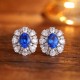 Ruif Jewelry Classic Design S925 Silver 3.03ct Lab Grown Cobalt Spinel Earrings Gemstone Jewelry Ruif Jewelry Classic Design S925 Silver 3.03ct Lab Grown Cobalt Spinel Earrings Gemstone Jewelry