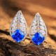 Ruif Jewelry Classic Design S925 Silver 5.855ct Lab Grown Cobalt Spinel Earrings Gemstone Jewelry Party Gift Ruif Jewelry Classic Design S925 Silver 5.855ct Lab Grown Cobalt Spinel Earrings Gemstone Jewelry Party Gift