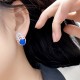 Ruif Jewelry Classic Design S925 Silver 5.855ct Lab Grown Cobalt Spinel Earrings Gemstone Jewelry Party Gift Ruif Jewelry Classic Design S925 Silver 5.855ct Lab Grown Cobalt Spinel Earrings Gemstone Jewelry Party Gift