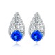Ruif Jewelry Classic Design S925 Silver 5.855ct Lab Grown Cobalt Spinel  Earrings Gemstone Jewelry Party Gift