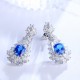 Ruif Jewelry Classic Design S925 Silver 4.5ct Lab Grown Cobalt Spinel Earrings Gemstone Jewelry Party Gift Ruif Jewelry Classic Design S925 Silver 4.5ct Lab Grown Cobalt Spinel Earrings Gemstone Jewelry Party Gift