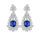 Ruif Jewelry Classic Design S925 Silver 4.5ct Lab Grown Cobalt Spinel Earrings Gemstone Jewelry Party Gift Ruif Jewelry Classic Design S925 Silver 4.5ct Lab Grown Cobalt Spinel Earrings Gemstone Jewelry Party Gift