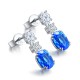 Ruif Jewelry Classic Design S925 Silver 2.506ct Lab Grown Cobalt Spinel Earrings Gemstone Jewelry Party Gift Ruif Jewelry Classic Design S925 Silver 2.506ct Lab Grown Cobalt Spinel Earrings Gemstone Jewelry Party Gift