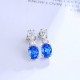 Ruif Jewelry Classic Design S925 Silver 2.506ct Lab Grown Cobalt Spinel Earrings Gemstone Jewelry Party Gift Ruif Jewelry Classic Design S925 Silver 2.506ct Lab Grown Cobalt Spinel Earrings Gemstone Jewelry Party Gift
