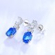 Ruif Jewelry Classic Design S925 Silver 2.506ct Lab Grown Cobalt Spinel Earrings Gemstone Jewelry Party Gift Ruif Jewelry Classic Design S925 Silver 2.506ct Lab Grown Cobalt Spinel Earrings Gemstone Jewelry Party Gift