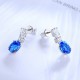 Ruif Jewelry Classic Design S925 Silver 2.506ct Lab Grown Cobalt Spinel Earrings Gemstone Jewelry Party Gift Ruif Jewelry Classic Design S925 Silver 2.506ct Lab Grown Cobalt Spinel Earrings Gemstone Jewelry Party Gift