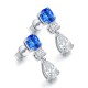 Ruif Jewelry Classic Design S925 Silver 1.58ct Lab Grown Cobalt Spinel Earrings Gemstone Jewelry Party Gift Ruif Jewelry Classic Design S925 Silver 1.58ct Lab Grown Cobalt Spinel Earrings Gemstone Jewelry Party Gift