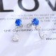 Ruif Jewelry Classic Design S925 Silver 1.58ct Lab Grown Cobalt Spinel Earrings Gemstone Jewelry Party Gift Ruif Jewelry Classic Design S925 Silver 1.58ct Lab Grown Cobalt Spinel Earrings Gemstone Jewelry Party Gift