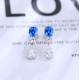 Ruif Jewelry Classic Design S925 Silver 1.58ct Lab Grown Cobalt Spinel Earrings Gemstone Jewelry Party Gift Ruif Jewelry Classic Design S925 Silver 1.58ct Lab Grown Cobalt Spinel Earrings Gemstone Jewelry Party Gift