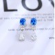 Ruif Jewelry Classic Design S925 Silver 1.58ct Lab Grown Cobalt Spinel  Earrings Gemstone Jewelry Party Gift