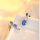 Ruif Jewelry Classic Design S925 Silver 1.17ct Lab Grown Cobalt Spinel  Earrings Gemstone Jewelry Party Gift