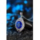 Ruif Jewelry Classic Design S925 Silver 5.97ct Lab Grown Cobalt Spinel Necklace Wedding Bands Ruif Jewelry Classic Design S925 Silver 5.97ct Lab Grown Cobalt Spinel Necklace Wedding Bands