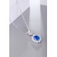 Ruif Jewelry Classic Design S925 Silver 4.41ct Lab Grown Cobalt Spinel Necklace Wedding Bands Ruif Jewelry Classic Design S925 Silver 4.41ct Lab Grown Cobalt Spinel Necklace Wedding Bands