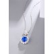Ruif Jewelry Classic Design S925 Silver 4.41ct Lab Grown Cobalt Spinel Necklace Wedding Bands Ruif Jewelry Classic Design S925 Silver 4.41ct Lab Grown Cobalt Spinel Necklace Wedding Bands