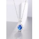 Ruif Jewelry Classic Design S925 Silver 4.41ct Lab Grown Cobalt Spinel Necklace Wedding Bands Ruif Jewelry Classic Design S925 Silver 4.41ct Lab Grown Cobalt Spinel Necklace Wedding Bands