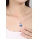 Ruif Jewelry Classic Design S925 Silver 4.41ct Lab Grown Cobalt Spinel Necklace Wedding Bands Ruif Jewelry Classic Design S925 Silver 4.41ct Lab Grown Cobalt Spinel Necklace Wedding Bands