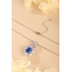 Ruif Jewelry Classic Design S925 Silver 3.11ct Lab Grown Cobalt Spinel Necklace Wedding Bands Ruif Jewelry Classic Design S925 Silver 3.11ct Lab Grown Cobalt Spinel Necklace Wedding Bands