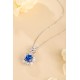 Ruif Jewelry Classic Design S925 Silver 3.11ct Lab Grown Cobalt Spinel Necklace Wedding Bands Ruif Jewelry Classic Design S925 Silver 3.11ct Lab Grown Cobalt Spinel Necklace Wedding Bands