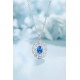 Ruif Jewelry Classic Design S925 Silver 1.04ct Lab Grown Cobalt Spinel Necklace Wedding Bands Ruif Jewelry Classic Design S925 Silver 1.04ct Lab Grown Cobalt Spinel Necklace Wedding Bands