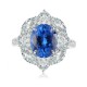 Ruif Jewelry Classic Design S925 Silver 3.16ct Lab Grown Cobalt Spinel Ring Wedding Bands Ruif Jewelry Classic Design S925 Silver 3.16ct Lab Grown Cobalt Spinel Ring Wedding Bands