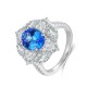 Ruif Jewelry Classic Design S925 Silver 3.16ct Lab Grown Cobalt Spinel Ring Wedding Bands Ruif Jewelry Classic Design S925 Silver 3.16ct Lab Grown Cobalt Spinel Ring Wedding Bands