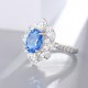 Ruif Jewelry Classic Design S925 Silver 3.16ct Lab Grown Cobalt Spinel Ring Wedding Bands Ruif Jewelry Classic Design S925 Silver 3.16ct Lab Grown Cobalt Spinel Ring Wedding Bands