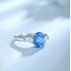 Ruif Jewelry Classic Design S925 Silver 1.84ct Lab Grown Cobalt Spinel Ring Wedding Bands Ruif Jewelry Classic Design S925 Silver 1.84ct Lab Grown Cobalt Spinel Ring Wedding Bands