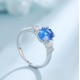 Ruif Jewelry Classic Design S925 Silver 1.84ct Lab Grown Cobalt Spinel Ring Wedding Bands Ruif Jewelry Classic Design S925 Silver 1.84ct Lab Grown Cobalt Spinel Ring Wedding Bands