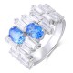 Ruif Jewelry Classic Design S925 Silver 1.88ct Lab Grown Cobalt Spinel Ring Wedding Bands Ruif Jewelry Classic Design S925 Silver 1.88ct Lab Grown Cobalt Spinel Ring Wedding Bands