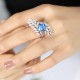 Ruif Jewelry Classic Design S925 Silver 3.25ct Lab Grown Cobalt Spinel Ring Wedding Bands Ruif Jewelry Classic Design S925 Silver 3.25ct Lab Grown Cobalt Spinel Ring Wedding Bands