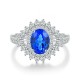 Ruif Jewelry Classic Design S925 Silver 1.67ct Lab Grown Cobalt Spinel Ring Wedding Bands Ruif Jewelry Classic Design S925 Silver 1.67ct Lab Grown Cobalt Spinel Ring Wedding Bands