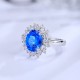 Ruif Jewelry Classic Design S925 Silver 2.41ct Lab Grown Cobalt Spinel Ring Wedding Bands Ruif Jewelry Classic Design S925 Silver 2.41ct Lab Grown Cobalt Spinel Ring Wedding Bands