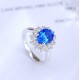 Ruif Jewelry Classic Design S925 Silver 2.41ct Lab Grown Cobalt Spinel Ring Wedding Bands Ruif Jewelry Classic Design S925 Silver 2.41ct Lab Grown Cobalt Spinel Ring Wedding Bands