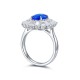 Ruif Jewelry Classic Design S925 Silver 2.42ct Lab Grown Cobalt Spinel Ring Wedding Bands Ruif Jewelry Classic Design S925 Silver 2.42ct Lab Grown Cobalt Spinel Ring Wedding Bands